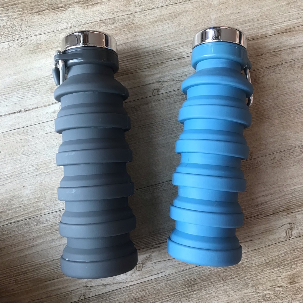 Joie Collapsible Water Bottles for Backpacking, Hiking, Camping, Silicone